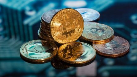 Ether, Bitcoin gain as stock market rebounds